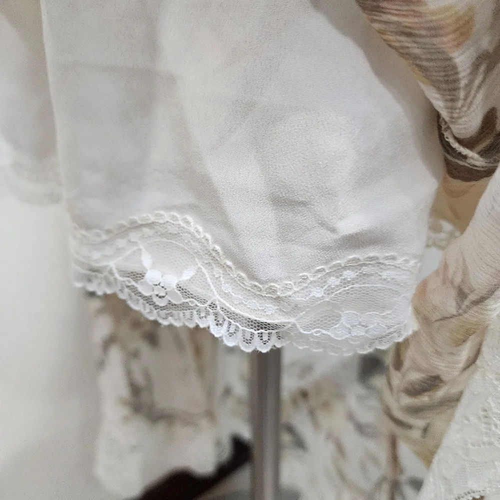 Reiss Emlin Floral Lace Yellow‎ Dress Wedding Garden Party Slip Dress Size 6 - Picture 11 of 11